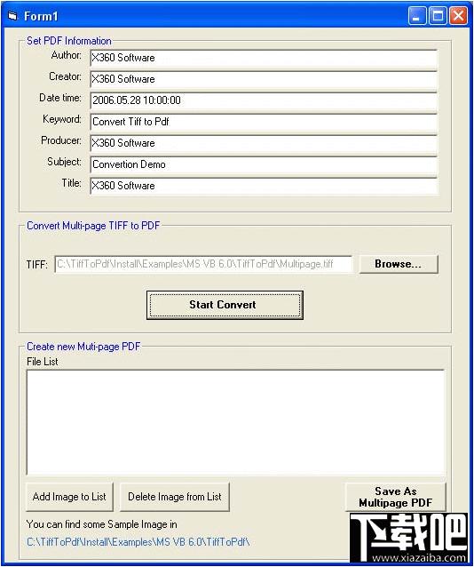 X360 Tiff to Pdf Image ActiveX Control,X360 Tiff to Pdf Image ActiveX Control下载,